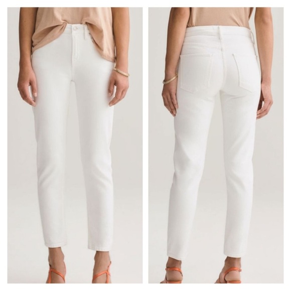 Agolde Toni Jeans White Radiate - Picture 1 of 12